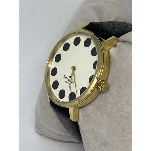 Kate Spade New York 0107 Women\'s Black Leather Analog Dial Quartz Watch VK179 main image 8